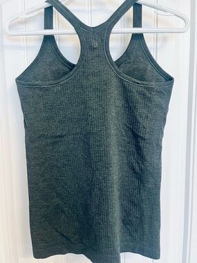 lululemon athletica Ribbed Racerback Tank in Forest Green